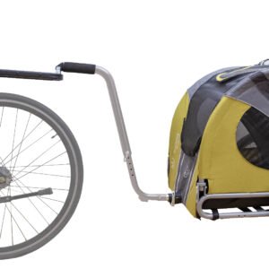 Novel dog bike trailer