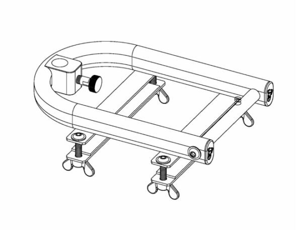 Rack adapter drawing